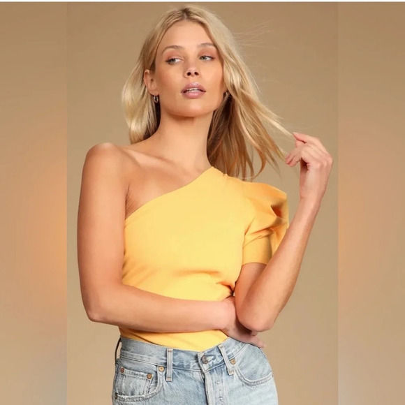 Free People Intimately Somethin Bout You Bodysuit One Shoulder Small Revolve - Picture 2 of 12